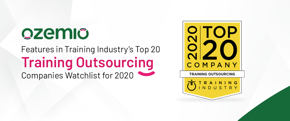 Ozemio Features in Training Industryâ€™s Top 20 Training Outsourcing Companies Watchlist for 2020