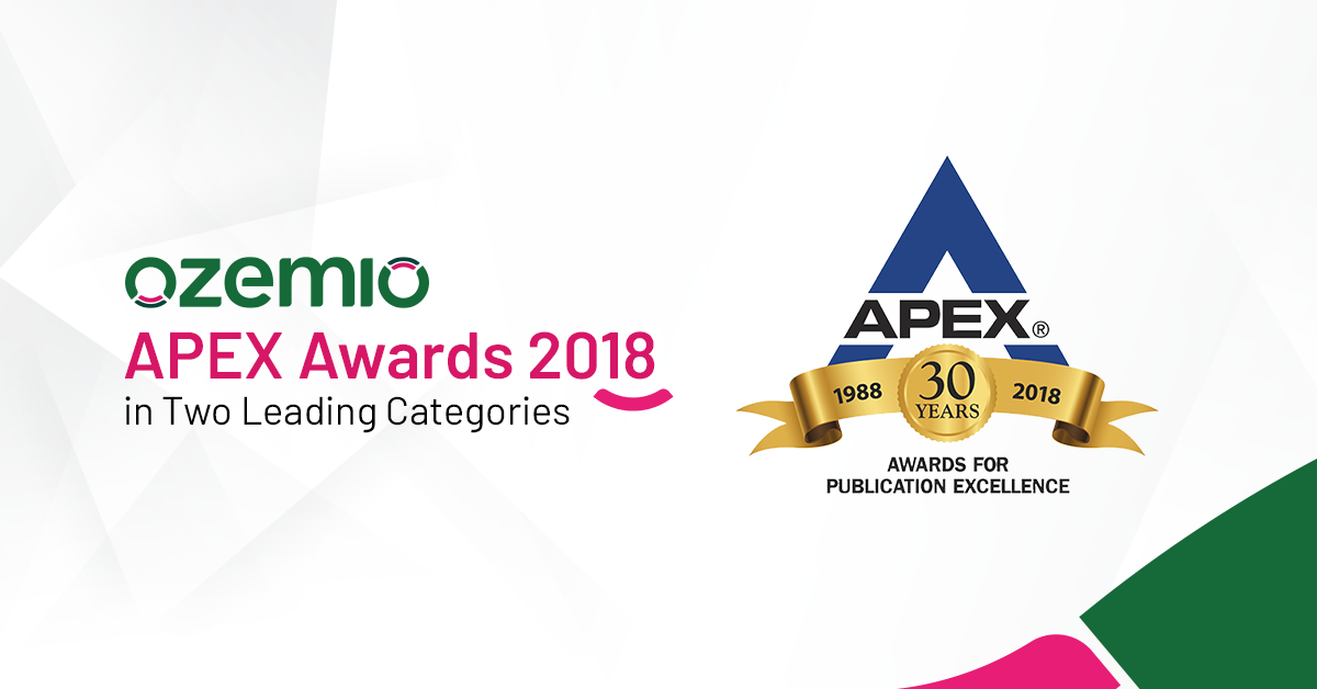 APEX Awards 2018 in Two Leading Categories