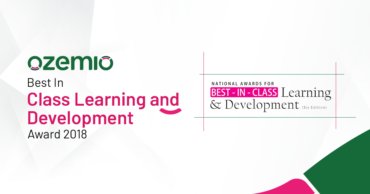 Best In Class Learning and Development Award 2018