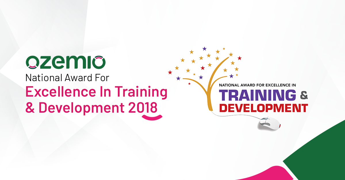 National Award For Excellence In Training & Development 2018