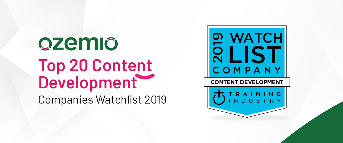 Top 20 Content Development Companies Watchlist 2019