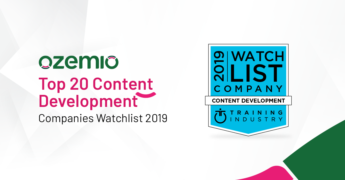 Top 20 Content Development Companies Watchlist 2019