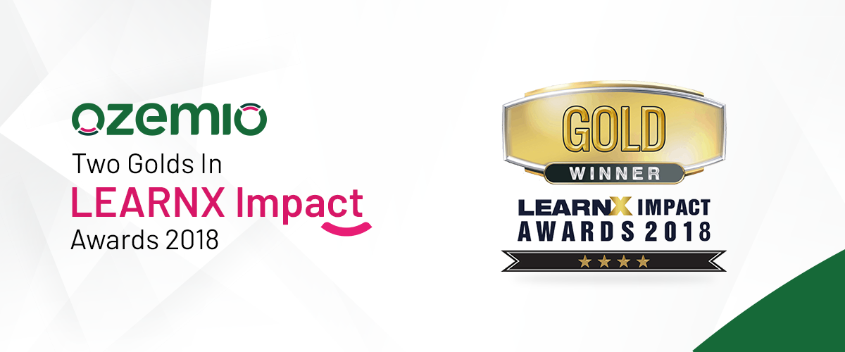 Two Golds In LEARNX Impact Awards 2018