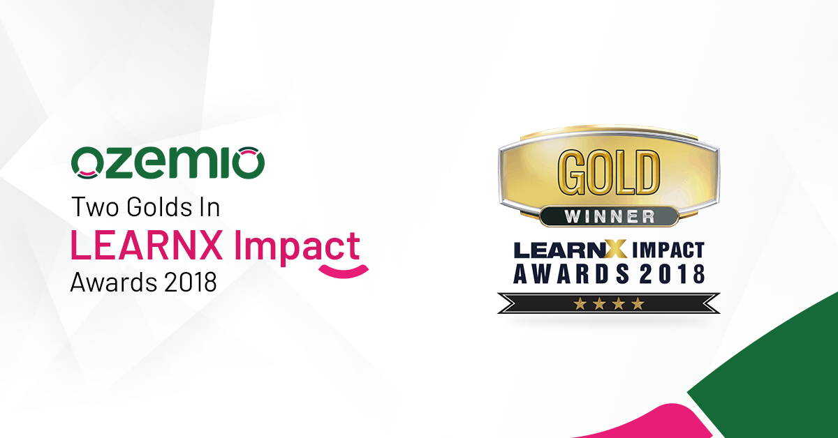 Two Golds In LEARNX Impact Awards 2018